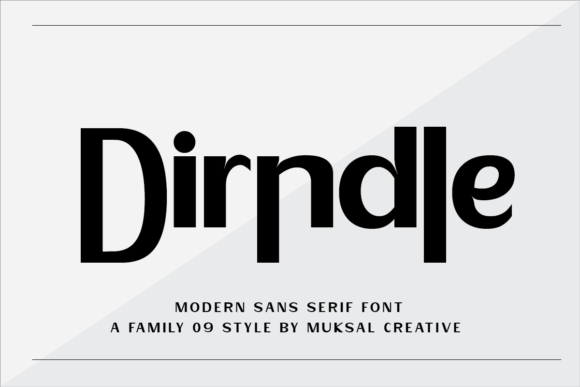 Dirndle-Fonts