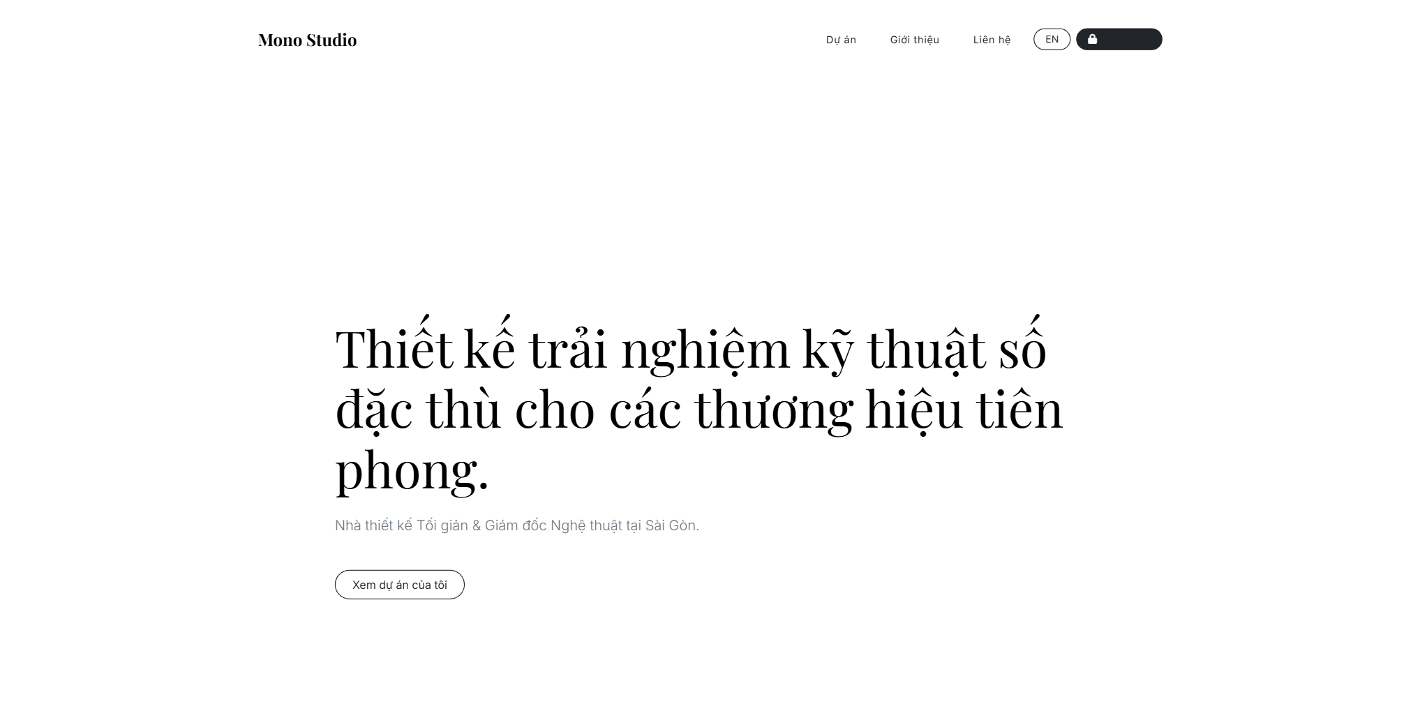 Portfolio tối giản