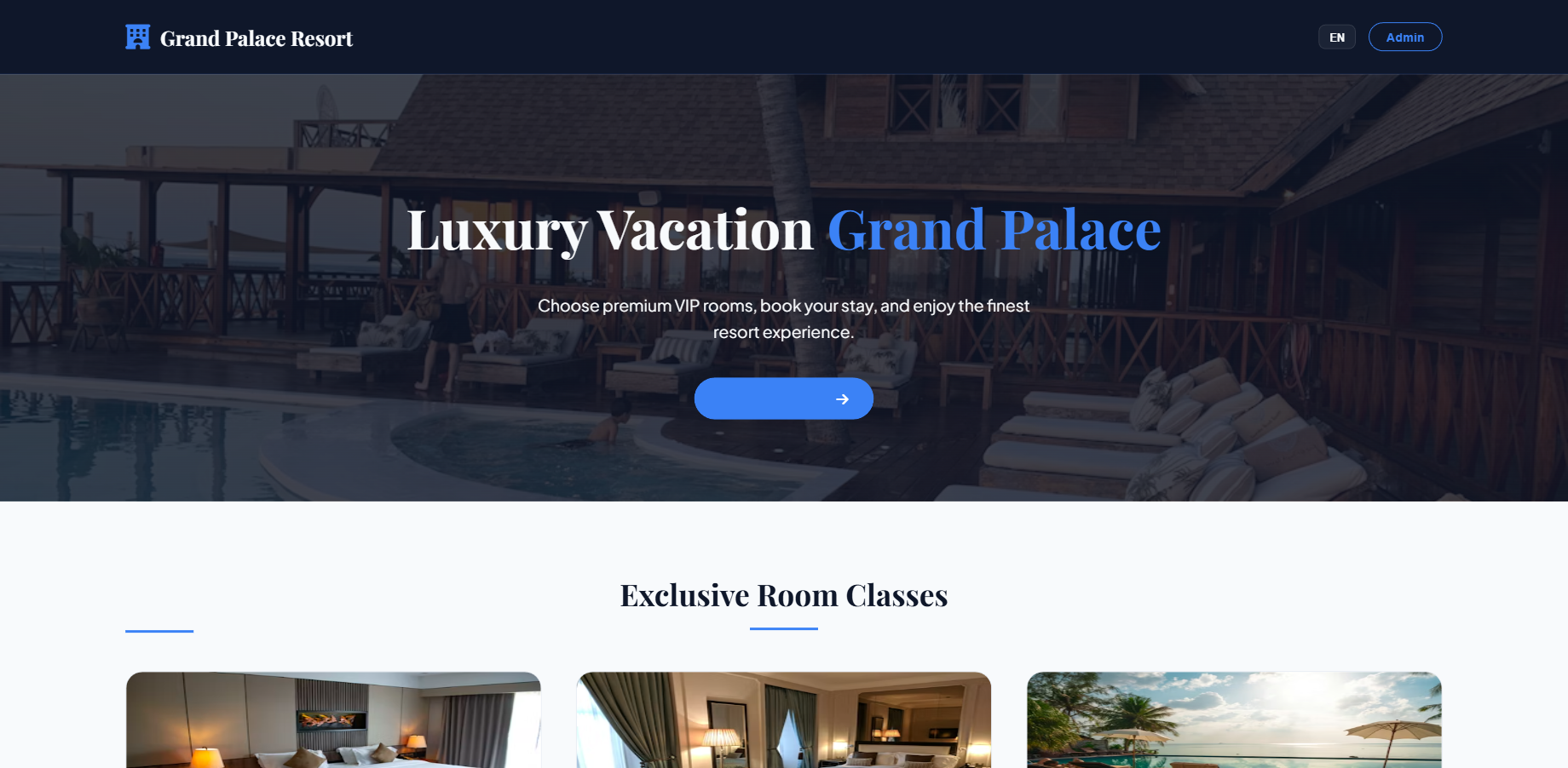 Hotel booking template