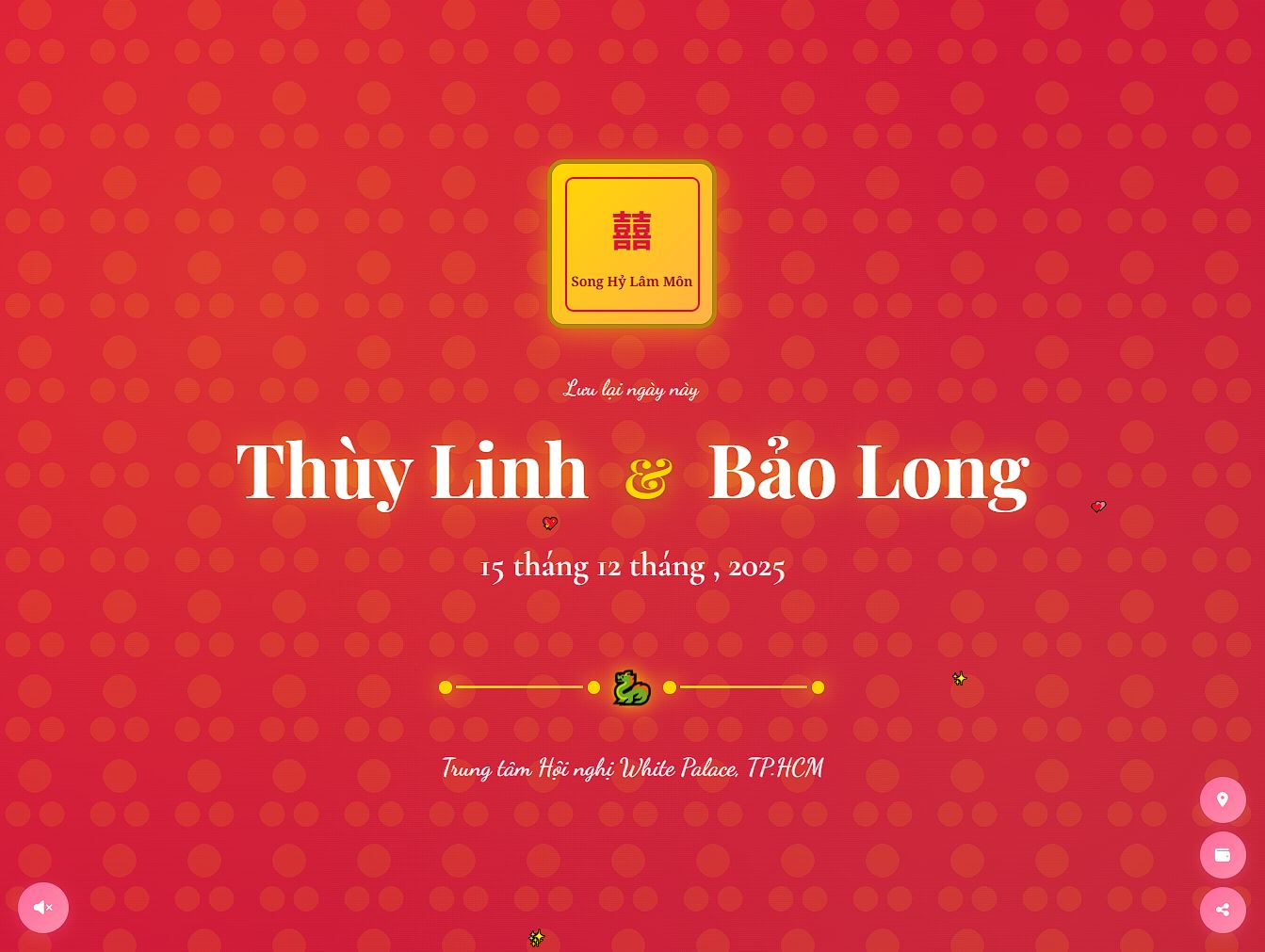Thiệp cưới online Kiểu dáng Trung hoa